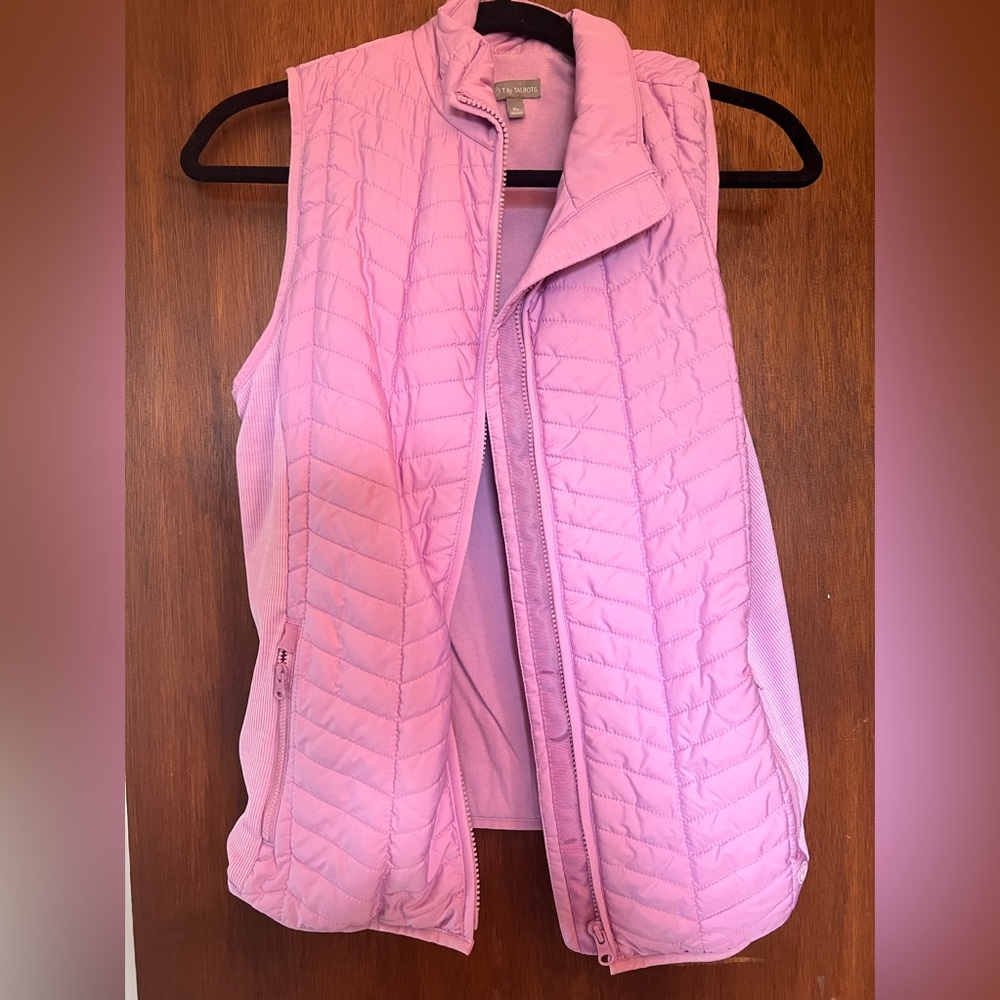Pink Talbots vest